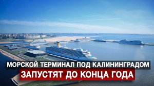 Морской терминал под Калининградом запустят до конца года