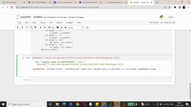 Fix Error : SyntaxError Unicode error unicodeescape codec can't decode bytes in position 2-3 Python смотреть онлайн