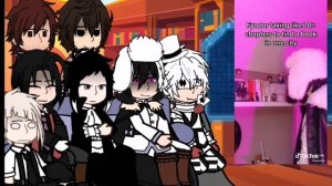 bsd reacts to book theory & beast! AU | No ships. | Not original