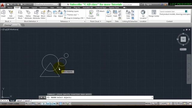 Change the SIZE of an object - AutoCAD смотреть онлайн