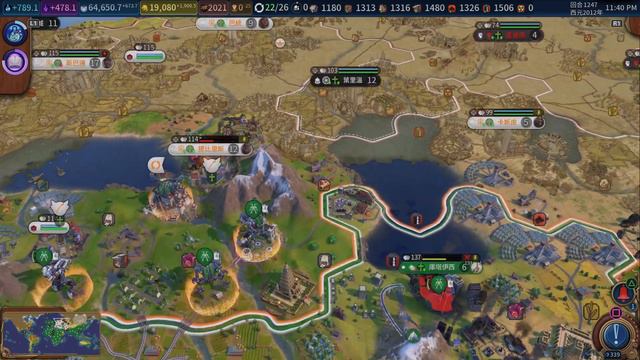 CIVILIZATION VI 文明帝國6 LG 55 C1+ PS5: 4K錄製 中國文明 史詩模式 第二十四集 смотреть онлайн