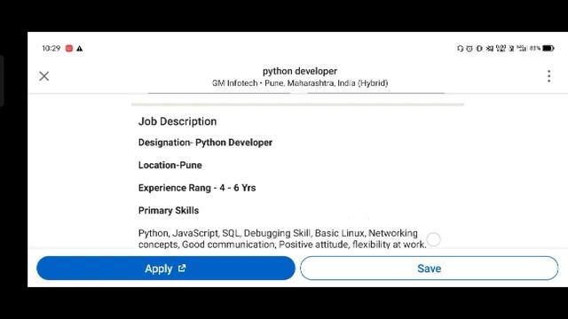 GMinfotech is hiring python developer | latest recruitment 2024 | freshers jobs смотреть онлайн
