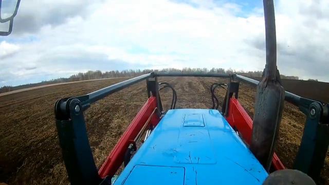 24.05.18 Посев овса на МТЗ-80.1 в агрегате с СЗП-3,6. смотреть онлайн