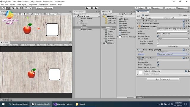 Simple Drag Drop (Unity Tutorial for Beginners) 2D/3D смотреть онлайн