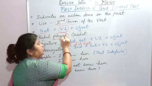 Simple Past Tense | by english with priti ma'am or by english with priti mam смотреть онлайн
