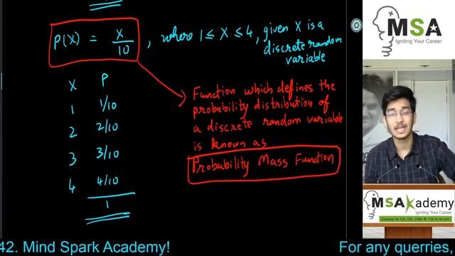 Discrete Random Variable- Probability Mass Function(p.m.f) & Cumulative Distribution function(c.d.f смотреть онлайн