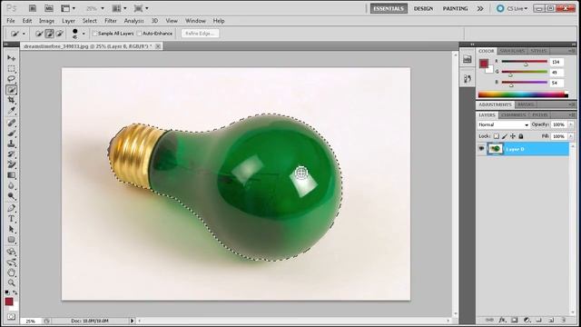 Photoshop Tutorial: Make Selection With the Quick Selection Tool -HD- смотреть онлайн