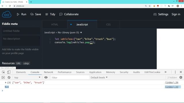 JavaScript Tutorial #15 | Adding & Removing Elements from Array смотреть онлайн