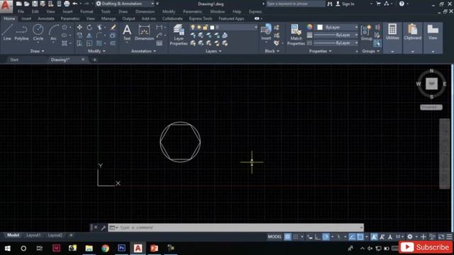 Autodesk AutoCAD 2020 - Tutorial for Beginners - How to Draw Polygon in AutoCAD /Beginners смотреть онлайн