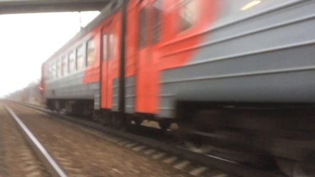 Электричка ЭР2Р-7054 на кубинке смотреть онлайн