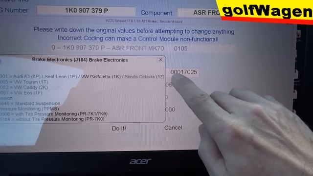 VW Golf 5 how to disable TPMS light / is not legal in the USA смотреть онлайн