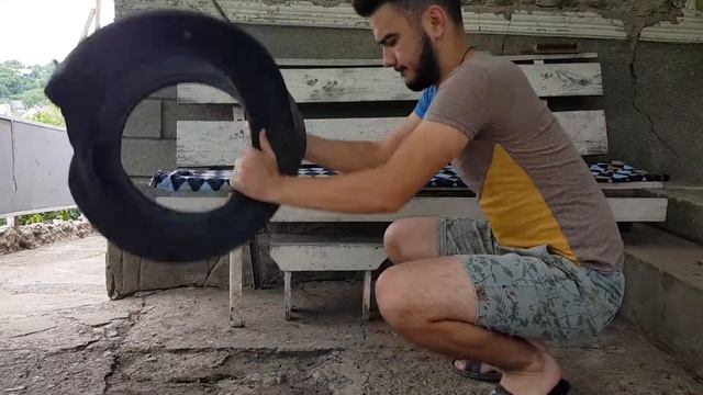 DIY делаем лебедь из покрышки смотреть онлайн