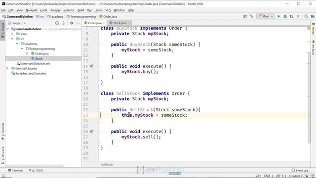 The Java Design Patterns Course--5 Challenge Solution Command смотреть онлайн