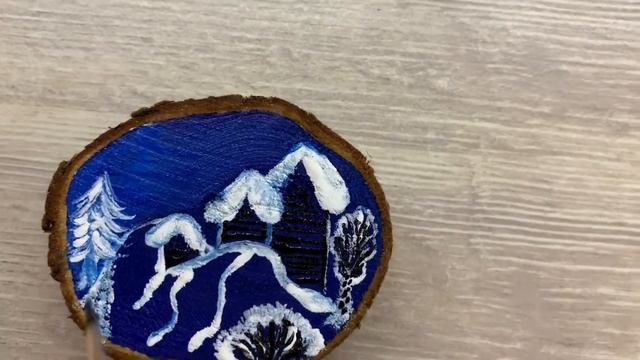 РОСПИСЬ НА ДЕРЕВЯННЫХ СПИЛАХ [МК] смотреть онлайн