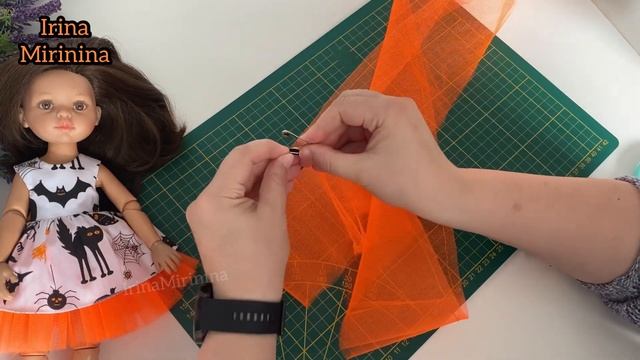 Юбка-пачка из фатина. Подъюбник для платья. Как сшить легко для любой куклы. Простая ВЫКРОЙКА смотреть онлайн