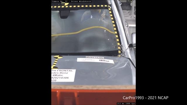 2020-2021 Mercedes-Benz GLC-Class (X253 - GLC 300) NHTSA Full-Overlap Frontal Crash Test смотреть онлайн