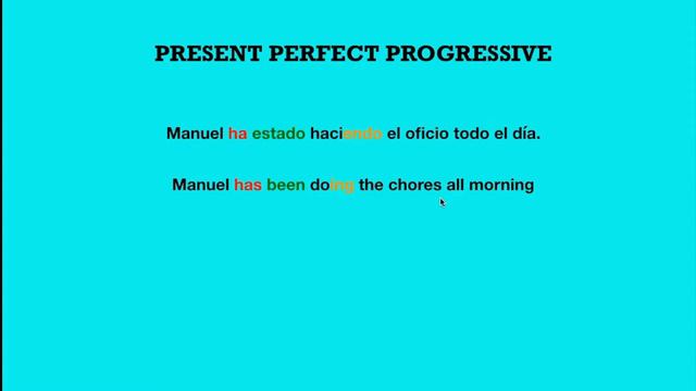present perfect progressive смотреть онлайн