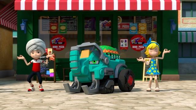 Dino Godzilla 4 ELEMENTAL | Dinocore Robot | Power Rangers Cartoon
