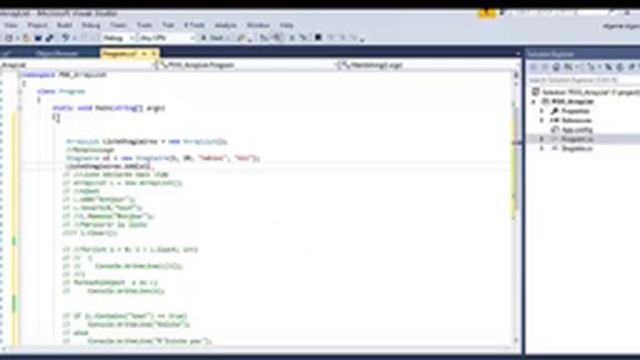POO : Exercice 1 sur les ArrayList смотреть онлайн