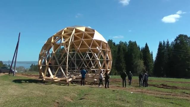 Видеозаставка купольного дома, дом мечты. смотреть онлайн