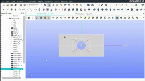 Salome Meca | Structured Grid Meshing| Code_Aster Study | Lesson -5