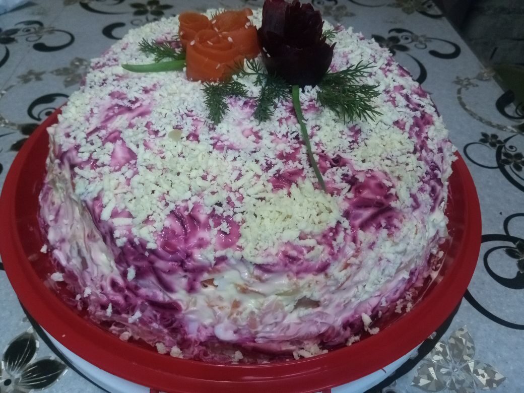 "ОВОЩНОЙ ТОРТ" Вкусный салат из доступных продуктов. смотреть онлайн
