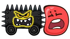 КРАСНЫЙ ШАР против Черного КВАДРАТА #8. Шарик  ПОД ЗЕМЛЕЙ. Мультик про Red Ball 4