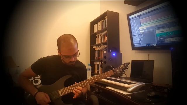 Guitar Rig 5, Ableton Suite 9, Focusrite 2i2 and Alesis Monitor Test смотреть онлайн