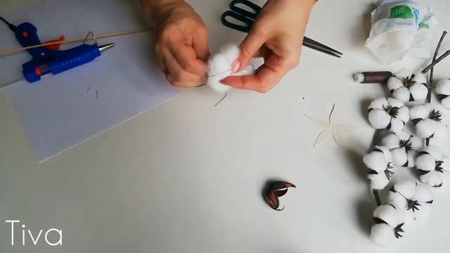 Хлопок своими руками! Делаем ветку с хлопком! смотреть онлайн