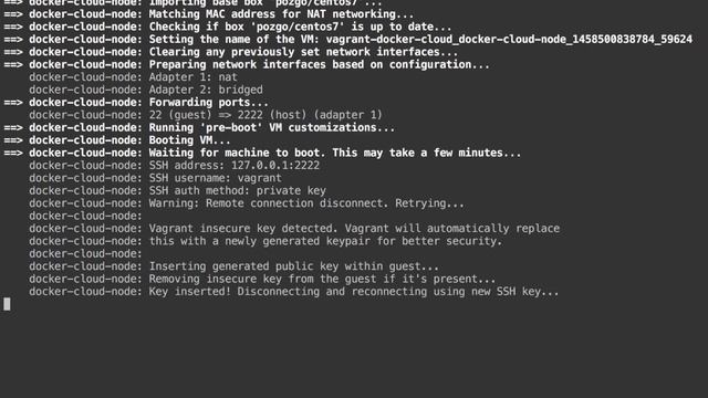 Vagrant Docker Cloud node смотреть онлайн