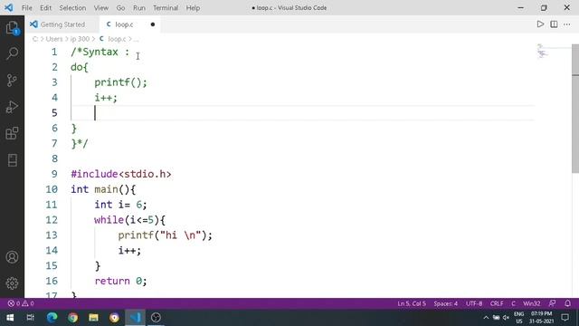C programming in Kannada | do while loop in c | R U ready to study смотреть онлайн