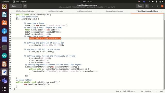j12.10 Java awt event handling scrollbar 2 смотреть онлайн