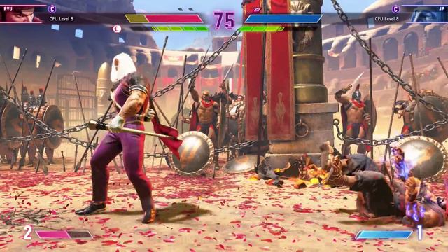 Street Fighter 6 - Ryu Vs JP [Colosseo] [CPU Level 8] [4K @ Max Settings] смотреть онлайн