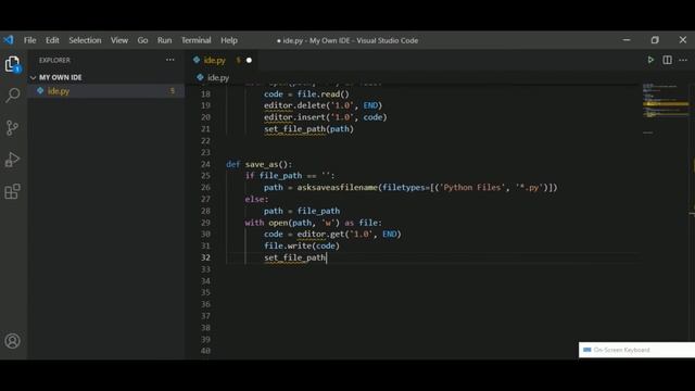 How to create your own Python IDE | easy and simple смотреть онлайн