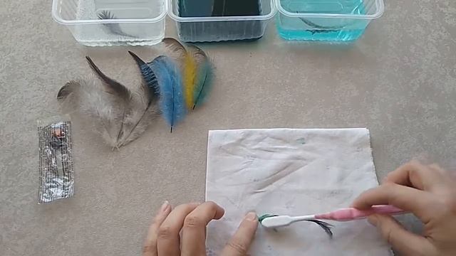 Мастер-класс по окрашиванию перьев. Творческая студия Natalini смотреть онлайн