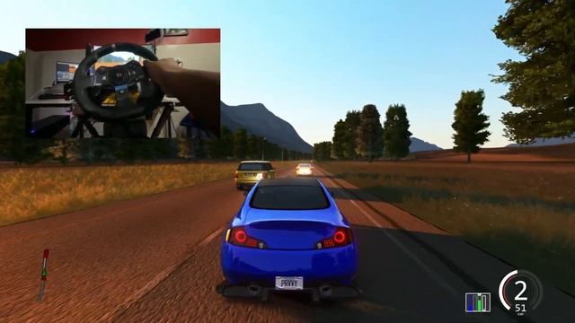 640 WHP Infiniti G35 Swimming Through Traffic (WHEELCAM)| Assetto Corsa смотреть онлайн