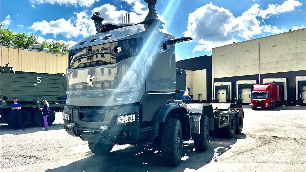 Прототип нового Камаза-Робот? Kamaz truck смотреть онлайн