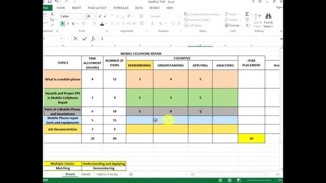 How to Make a Table of Specification (Tagalog Tutorial) смотреть онлайн