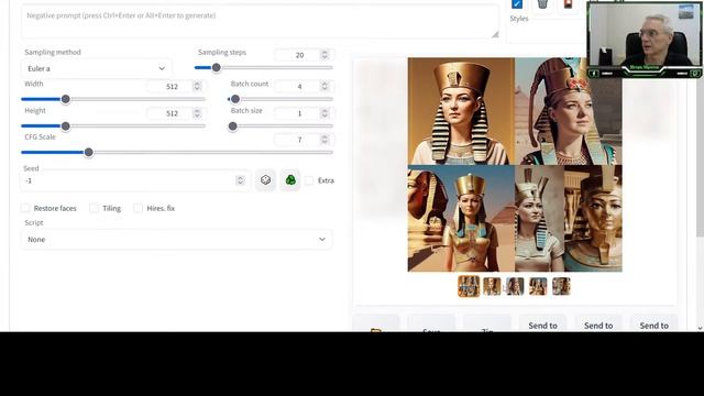 Рисование на автомате Stable Diffusion смотреть онлайн