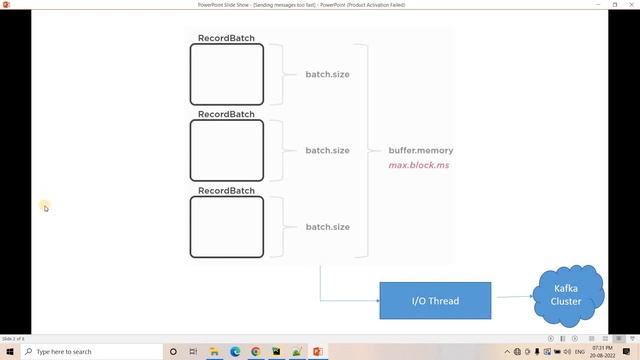 buffer.memory , max.block.ms & Producer IO Thread in kafka смотреть онлайн