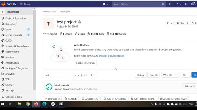 Gitlab - create and delete repository смотреть онлайн