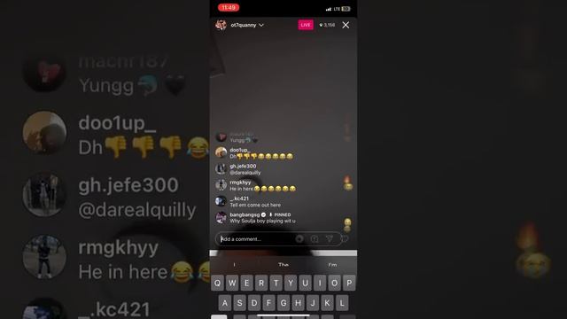 Ot7 Quanny and quilly wick ?️ beefing on live смотреть онлайн