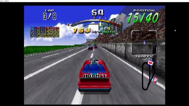 Daytona USA: Championship Circuit Edition - Sega Saturn - RetroArch Mednafen Saturn смотреть онлайн