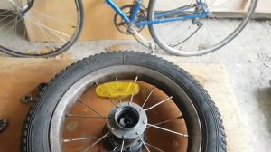 Как собрать заднее колесо на детском велосипеде