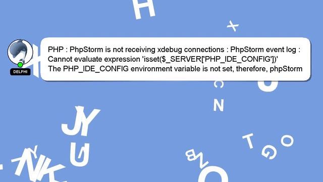 PHP : PhpStorm is not receiving xdebug connections : PhpStorm event log : Cannot evaluate expressio смотреть онлайн