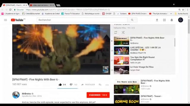 video react en bonus de la vidéo un let's play de fnaf world смотреть онлайн