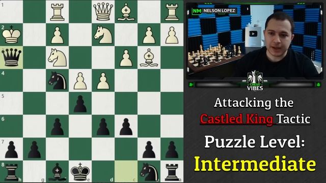 Attacking The Castled King Tactics! Concepts + Examples of Checkmating Your Opponent's Castled King смотреть онлайн