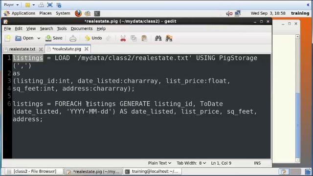 Apache Pig: Writing and running a simple script in Hadoop смотреть онлайн