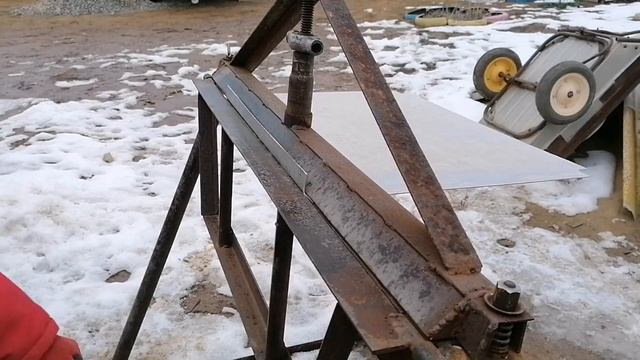 ✅Листогибочный станок своими руками листогиб для алюминия