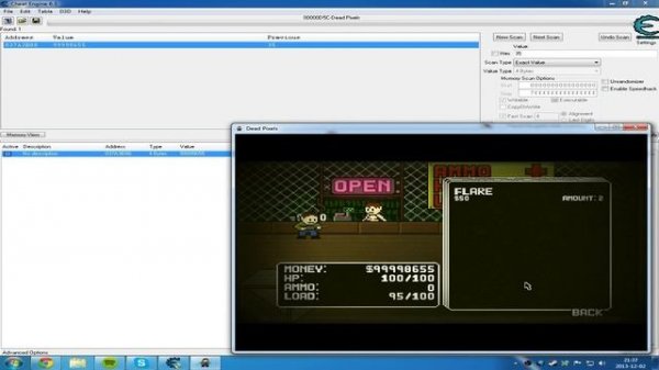 Cheat Engine: How to find and change value of an address (Dead Pixels)